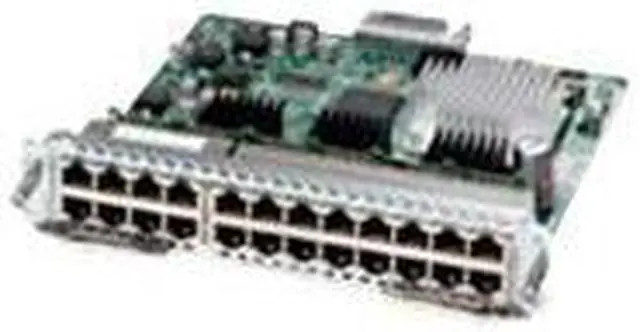 Cisco 24 10/100/1000 Ethernet port, single-wide Layer 2 and Layer 3 enhanced (SM-ES3G-24-P) thumbnail