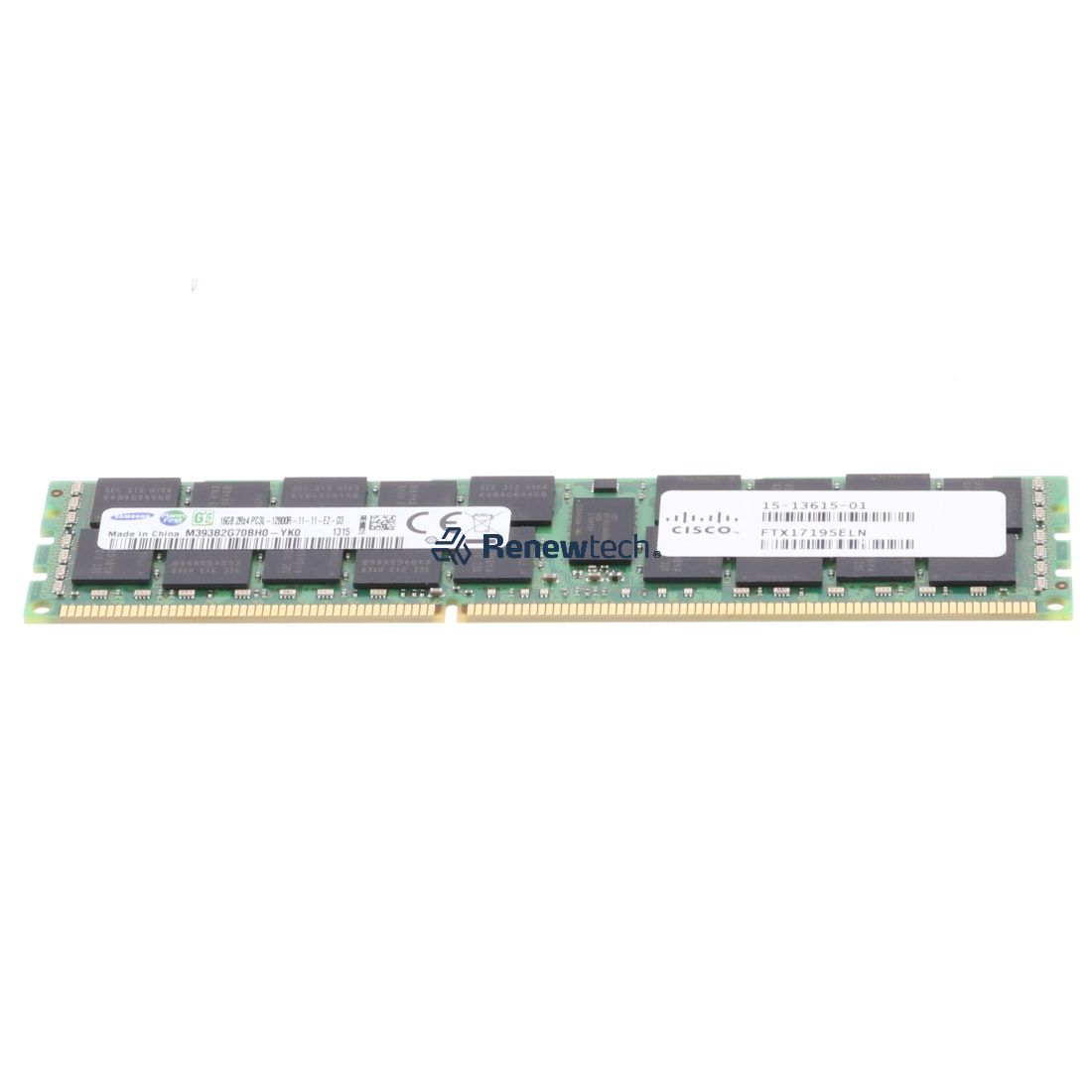 Cisco 16GB DDR3-1600-MHz RDIMM/PC3-12800/dual Rank/1.35v (UCS-MR-1X162RY-A) thumbnail