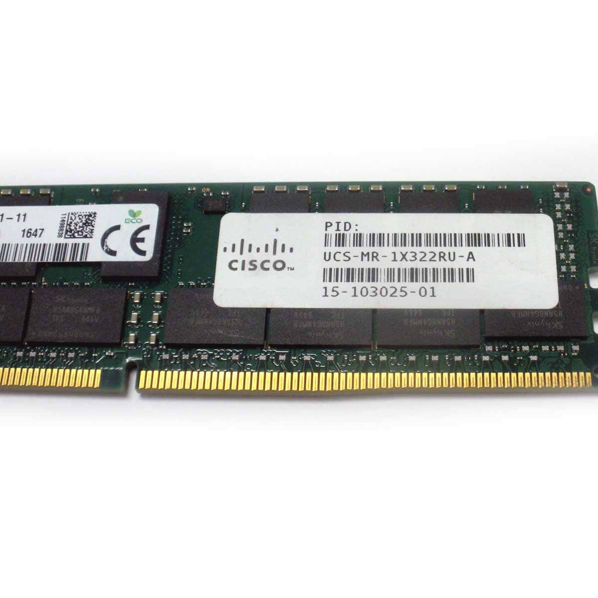 Cisco 32GB DDR4-2133-MHz RDIMM/PC4-17000/dual Rank/x4/1.2v (UCS-MR-1X322RU-A) thumbnail