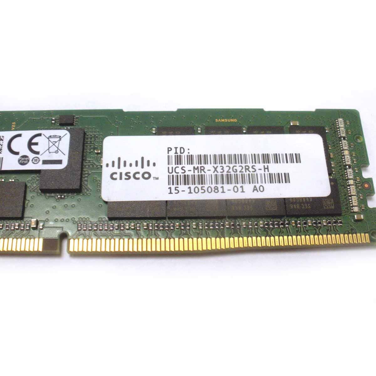 Cisco 32GB DDR4-2666-MHz RDIMM/PC4-21300/dual Rank/x4/1.2v (UCS-MR-X32G2RS-H) thumbnail