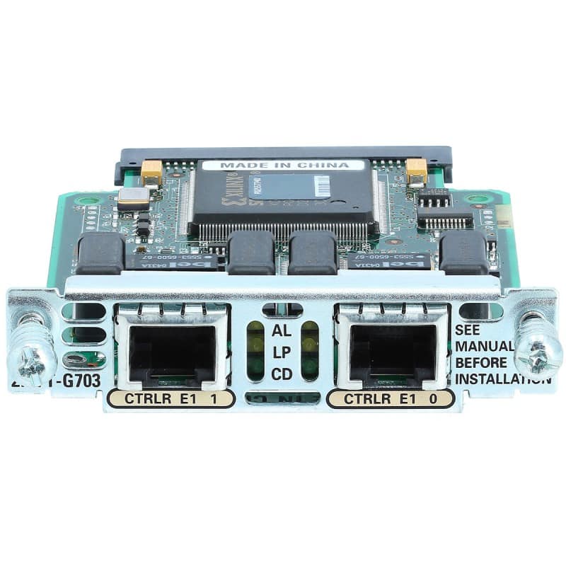 Cisco 2-Port Multiflex Trunk Card (VWIC-2MFT-G703) thumbnail