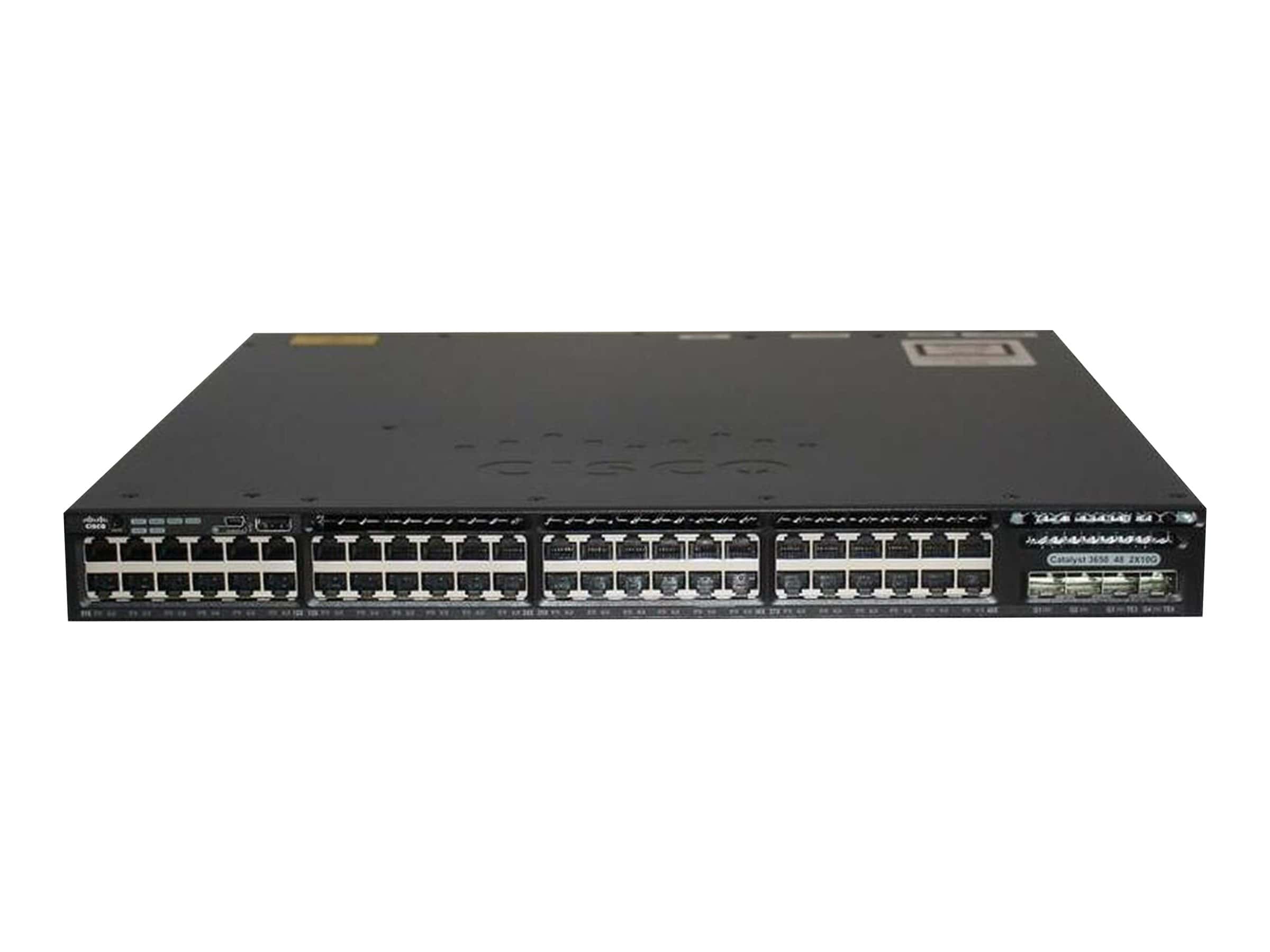 Cisco CATALYST 3650 48 Port PO E 2X10G UPLINK IP BASE (WS-C3650-48PD-S) thumbnail