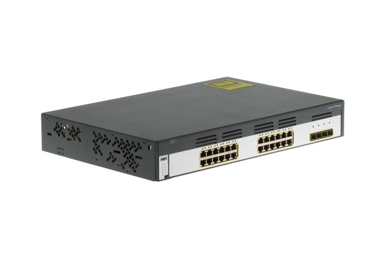 Cisco Catalyst 3750 24 10/100 + 2SFP Enhanced Mult (WS-C3750-24TS-E) thumbnail