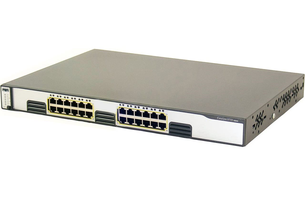 Cisco 3750 24 10/100/1000T Standard Multilayer (WS-C3750G-24T-S) thumbnail
