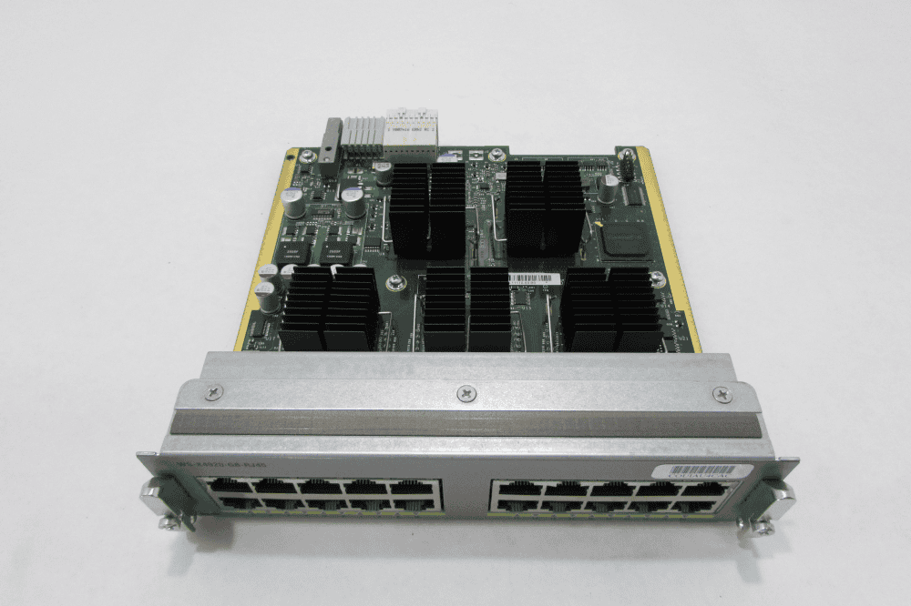 Cisco Catalyst 4900M 20-port 10/100/1000 RJ-45 half card (WS-X4920-GB-RJ45) thumbnail