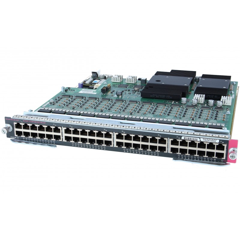 Cisco Catalyst 6500/6000 Series 48 Port Power o. Ethernet FE-TX RJ45 10/100 (WS-X6148A-45AF) thumbnail