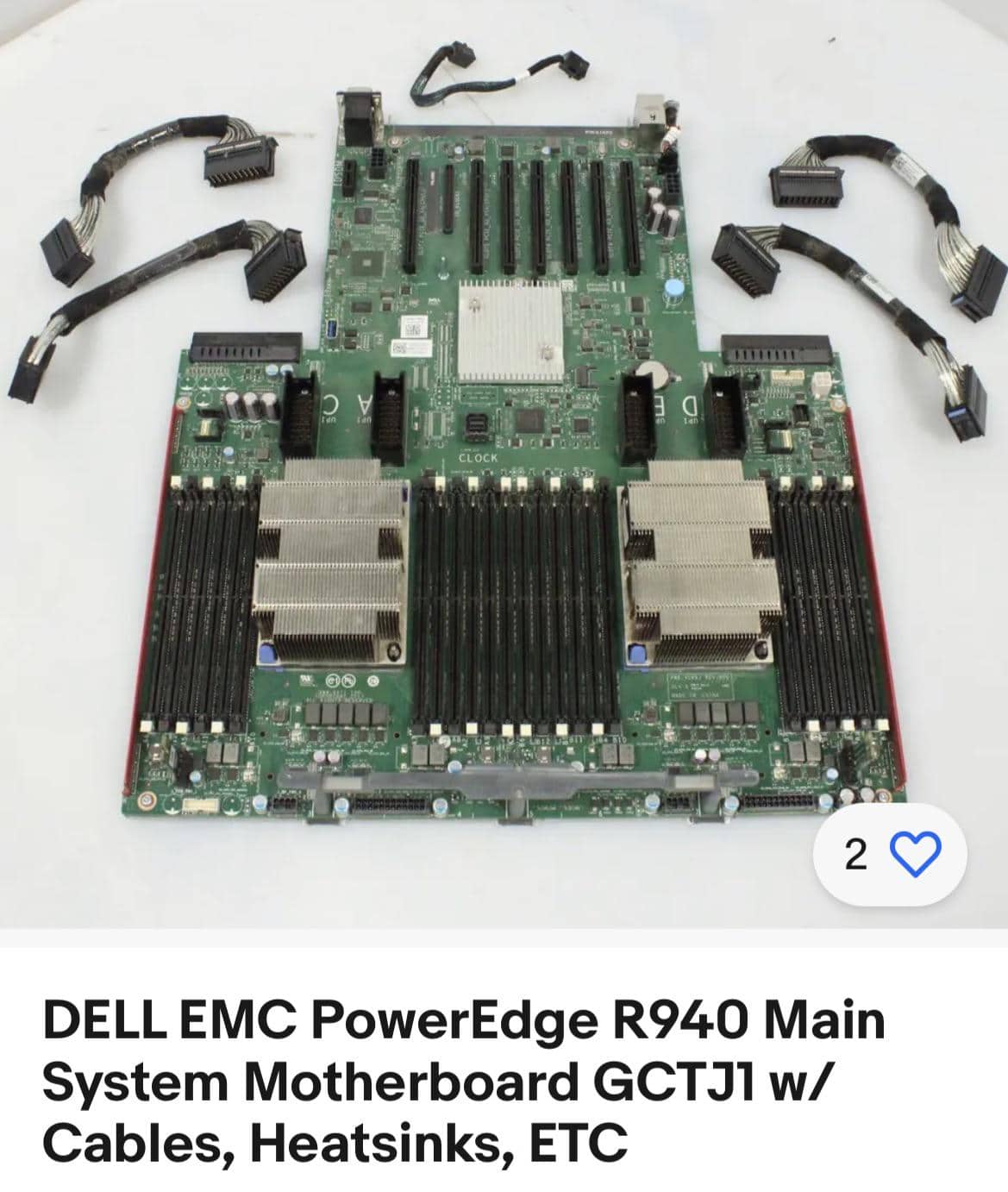 Dell SYSTEMBOARD R940 GCTJ1 (GCTJ1-RFB) thumbnail