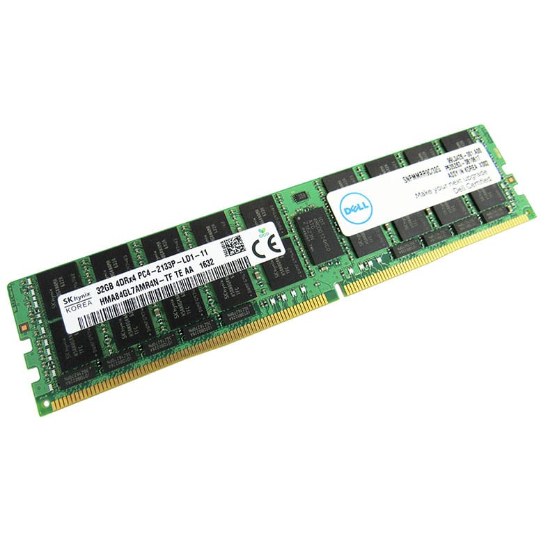 Dell 32GB 4Rx4 PC4-17000LR (HMA84GL7AMR4N-TF-RFB) thumbnail