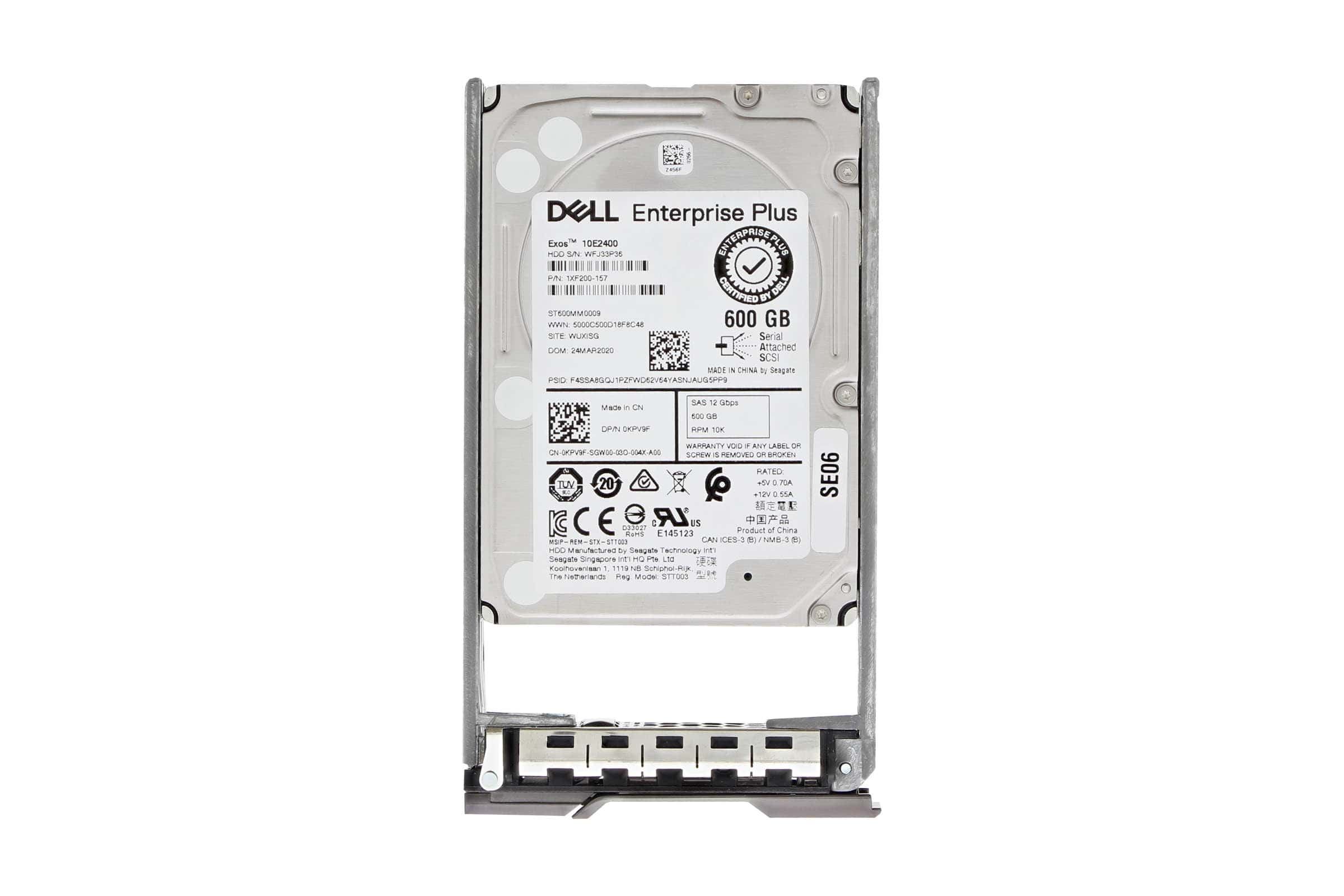 Dell 600GB 10K 2.5 SAS 12G (KPV9F-COMPELLENT-RFB) thumbnail