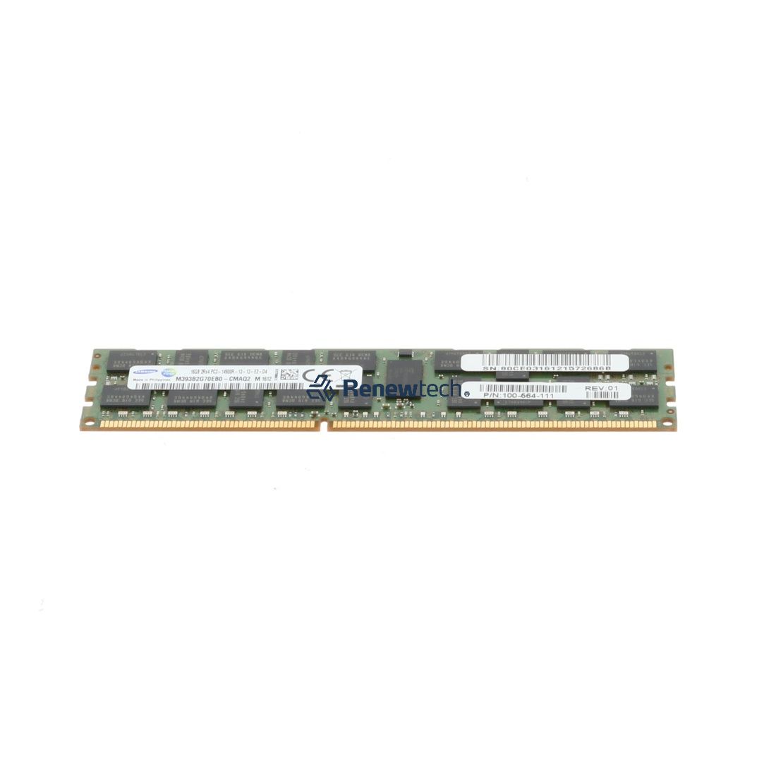 Dell 16GB 2Rx4 PC3-14900R (M393B2G70EB0-CMA-RFB) thumbnail
