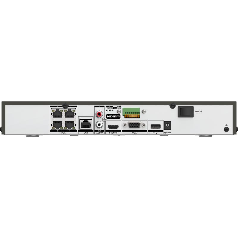 Hikvision DS-7604NXI-K1/4P(D)/Alarm4+1 4-ch 1U 4 PoE AcuSense K VPro NVR (DS-7604NXI-K1/4P(D)/ALARM4+1) thumbnail