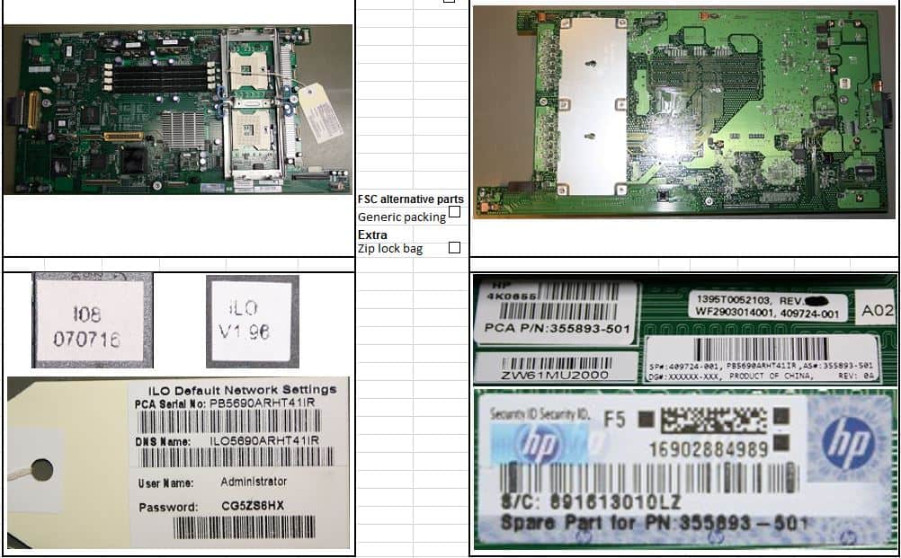HP System board (409724-001) thumbnail