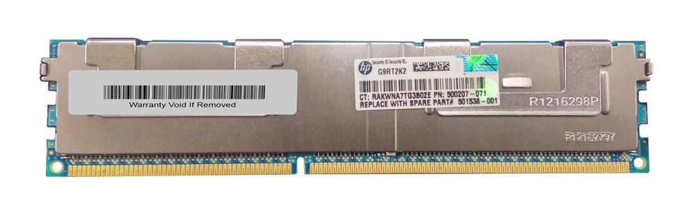 HP DIMM, 16 GB PC3-8500R, 512MX4, (500207-071-RFB) thumbnail