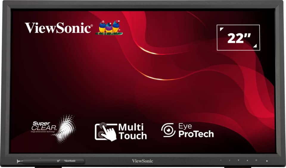 Viewsonic TD2223-2 computer monitor 55,9 cm (22") 1920 x 1080 Pixels Full HD LCD Touchscreen Zwart (TD2223) thumbnail