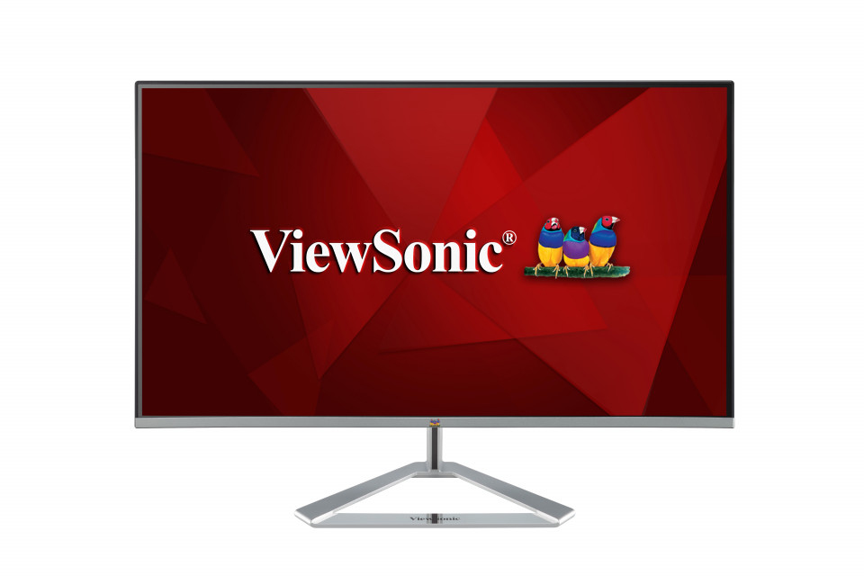 Viewsonic VX Series VX2476-SMH computer monitor 60,5 cm (23.8") 1920 x 1080 Pixels Full HD LED Zwart, Zilver (VX2476-SMH) thumbnail