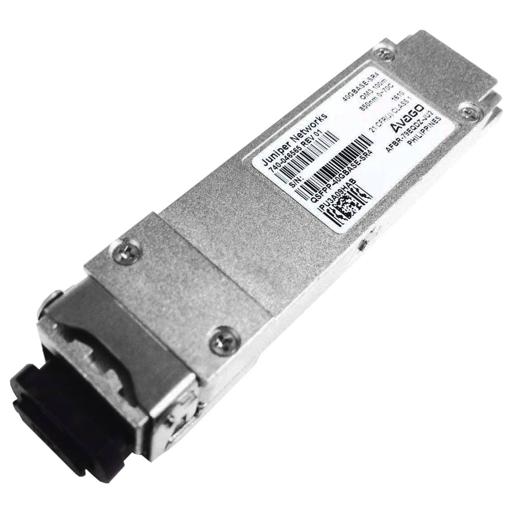 Juniper QSFP+ 40GBase-SR4 Pluggable Module (QSFPP-40GBASE-SR4) thumbnail