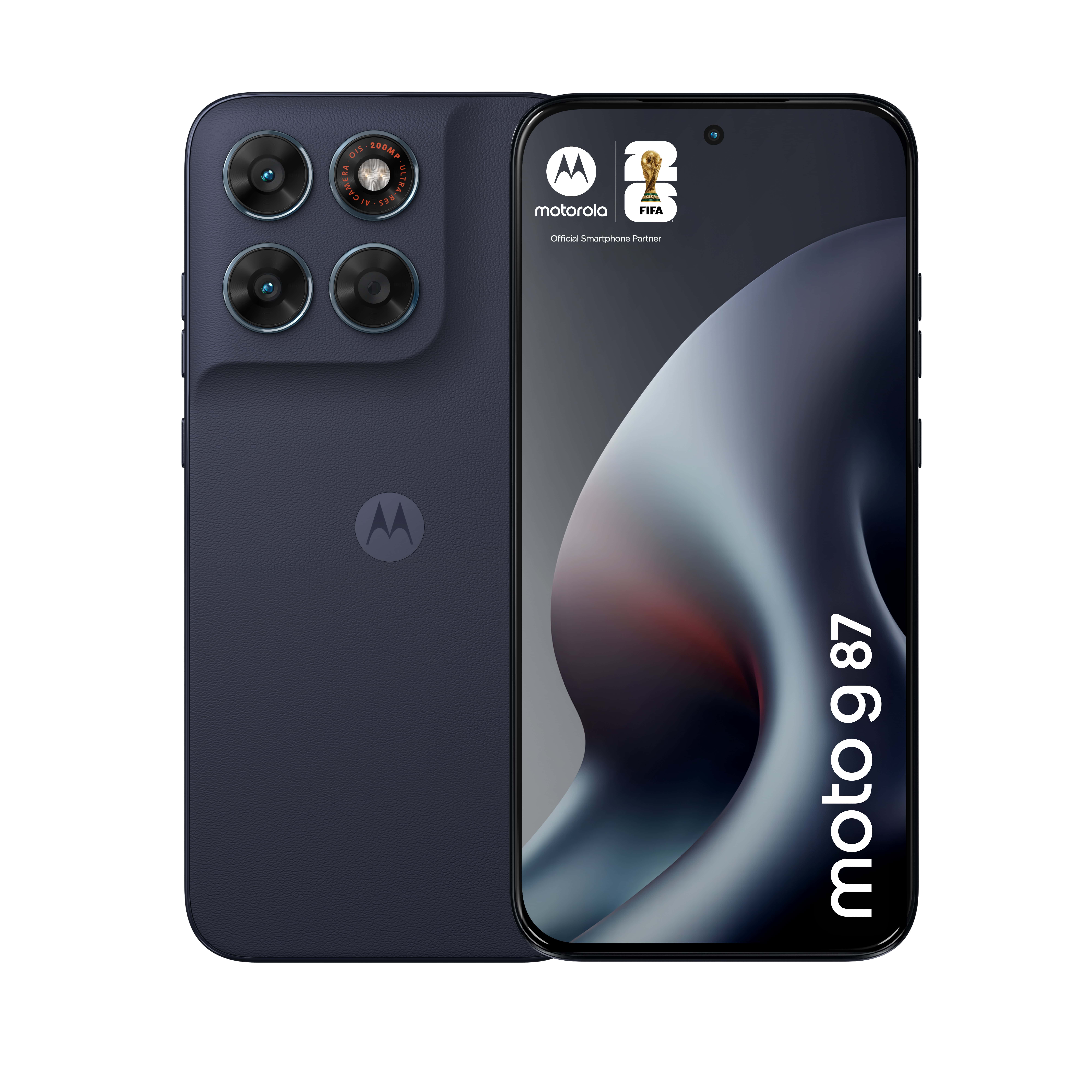 Motorola moto g87 17,2 cm (6.78") Hybride Dual SIM Android 16.0 5G USB Type-C 8 GB 256 GB 5200 mAh Grijs (PBBS0002SE) thumbnail