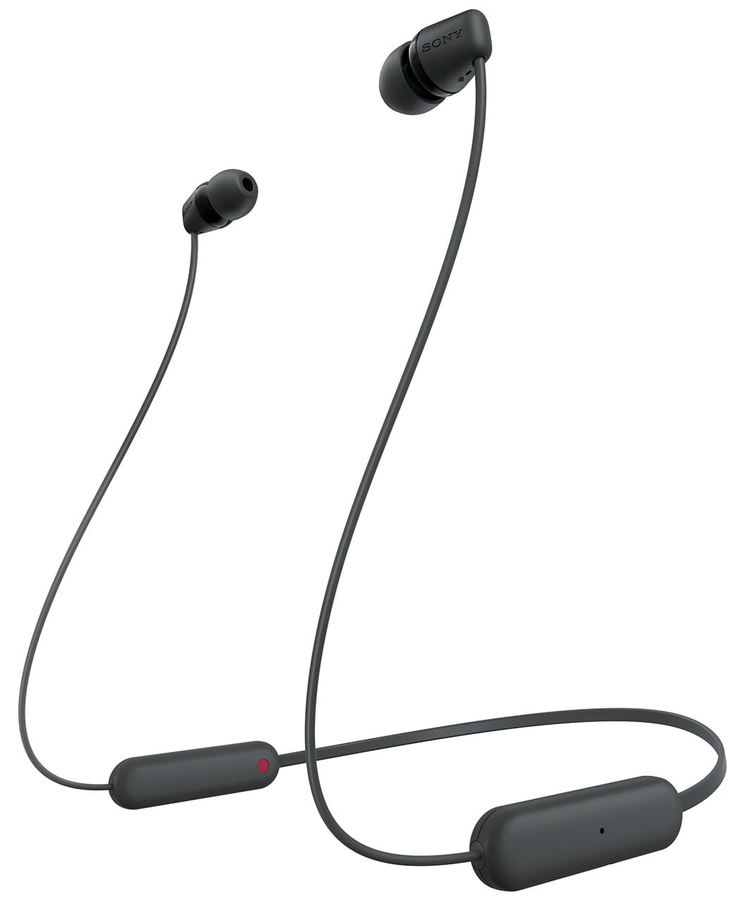Sony WI-C100 Wireless Call/Music 20 20000 Hz 20 G Headphones Black (WIC100B) thumbnail