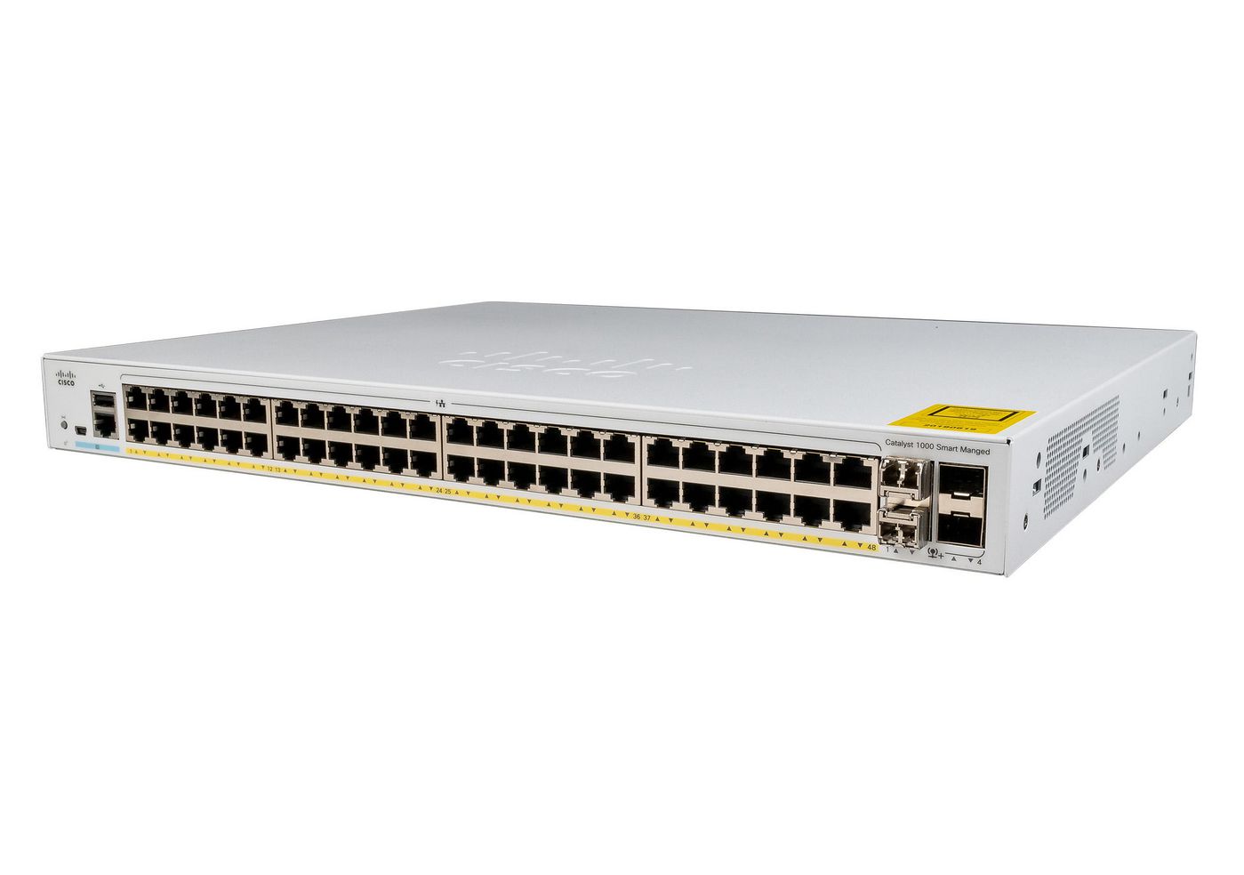 Cisco 48P-4X-L Network Switch (C1000-48P-4X-L-RFB) thumbnail