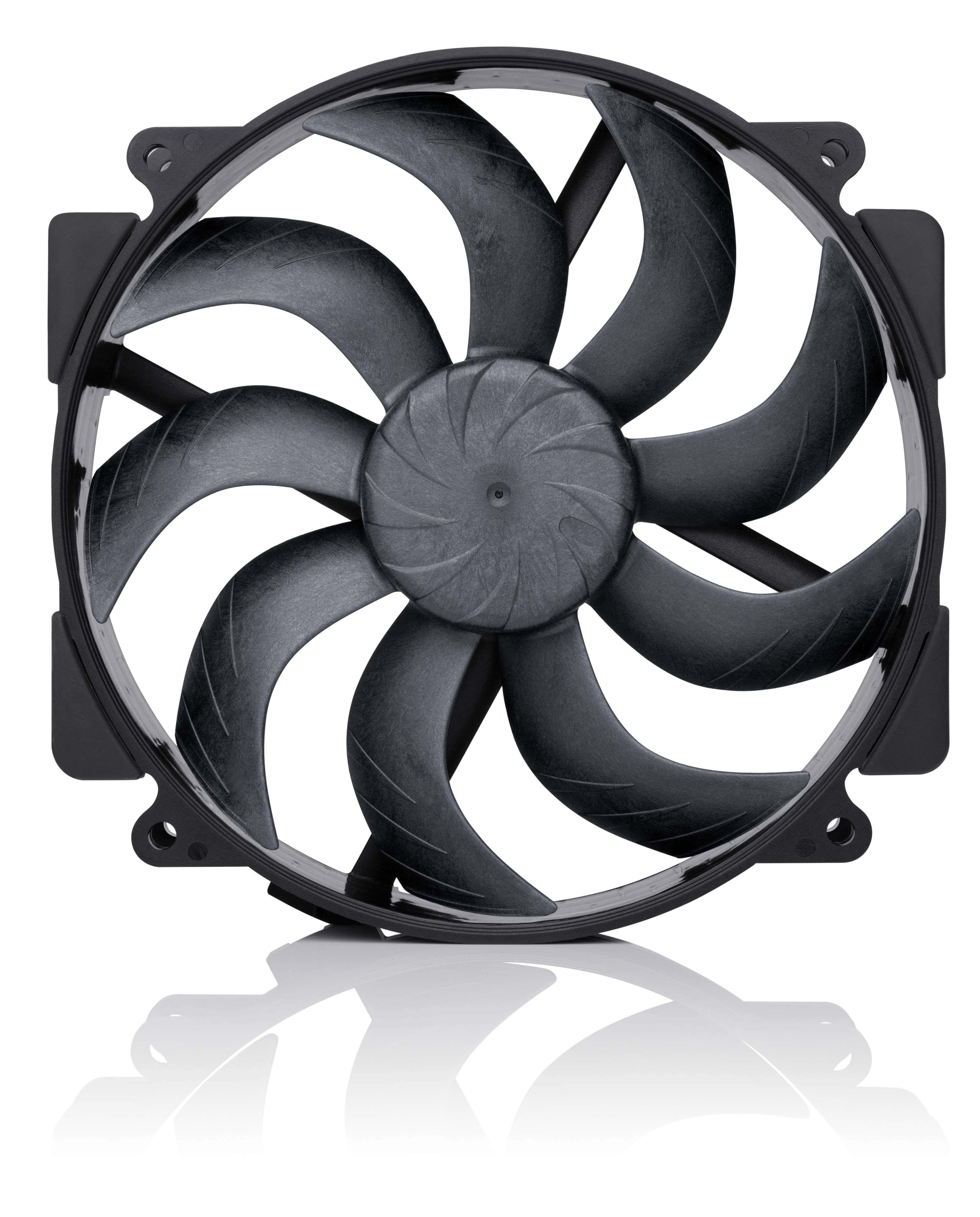 Noctua 140mm Noctua NF-A14x25r G2 PWM Sx2-PP chromax.black (schwarz, 140 mm) (NF-A14X25R G2 PWM SX2-PP CHROMAX.BLACK) thumbnail