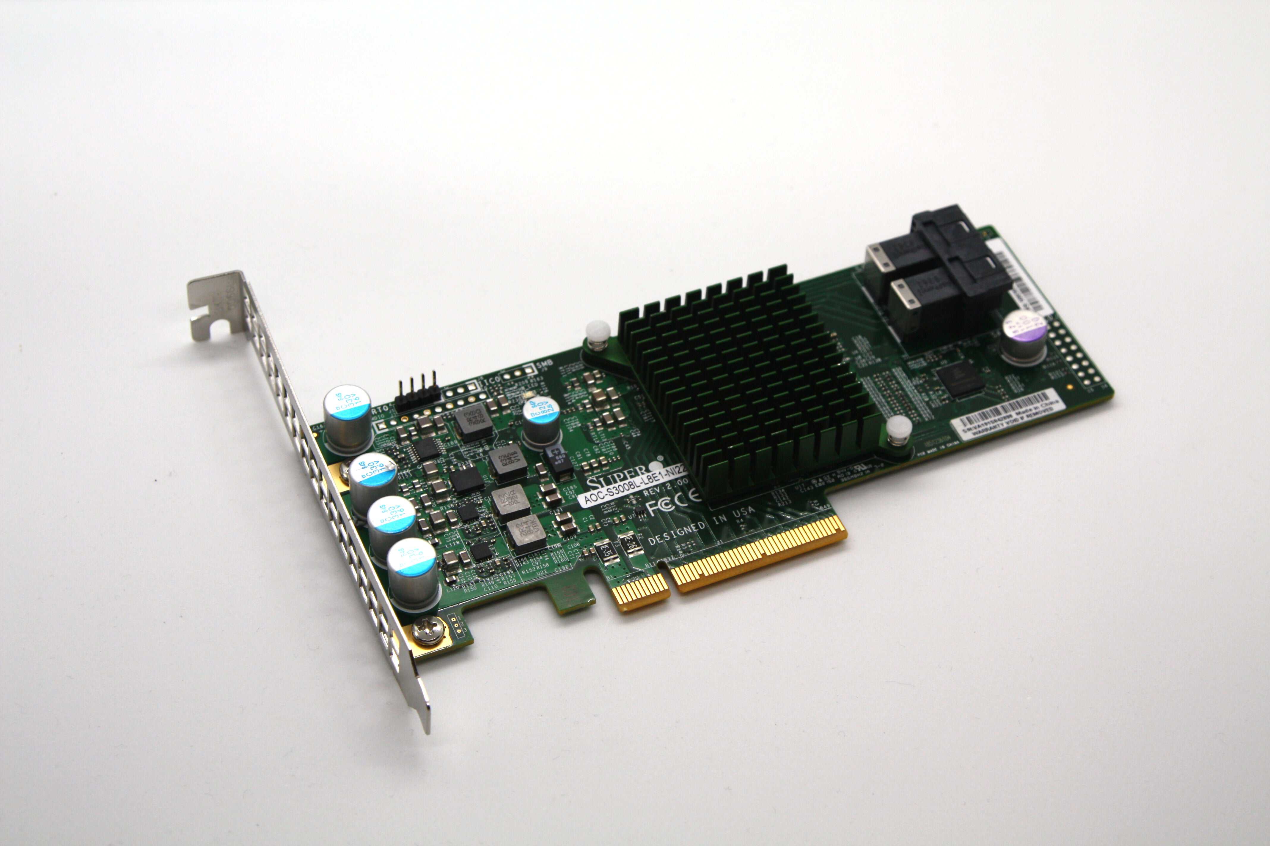 Super Micro SUPERMICRO AOC-S3008L-L8E-NI22 12GB/S SAS INTERNAL HBA - HPB (AOC-S3008L-L8E-NI22-HP) thumbnail