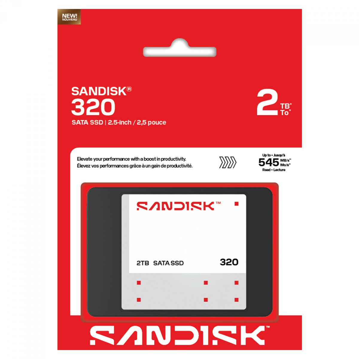 Western Digital SSD 320 SATA 2TB 2.5 (SDSS31200TBB-000G0) thumbnail