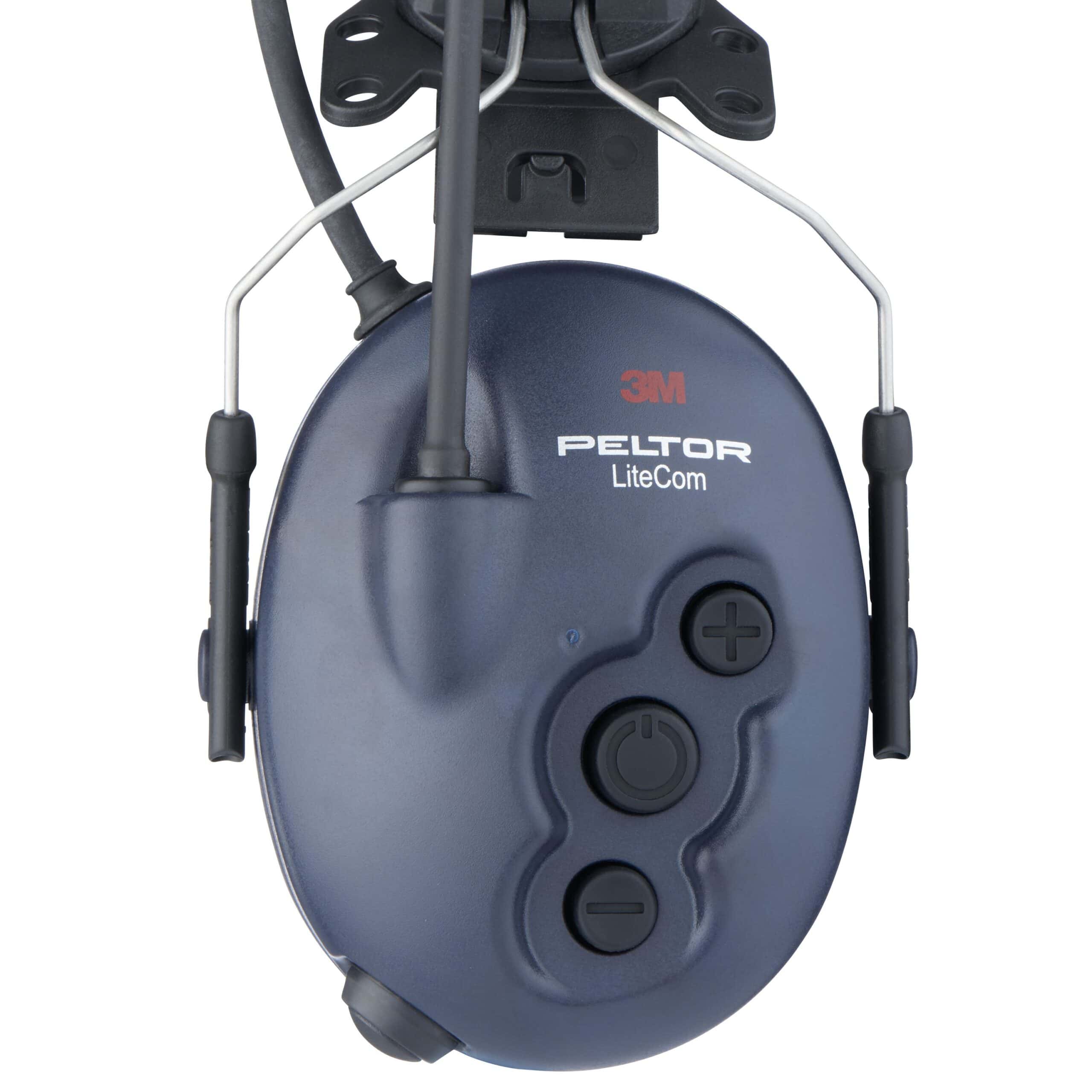 3M PELTOR LiteCom Binaural Nackenband Schwarz - Blau - Weiß Headset (XH001680442) (XH001680442) thumbnail