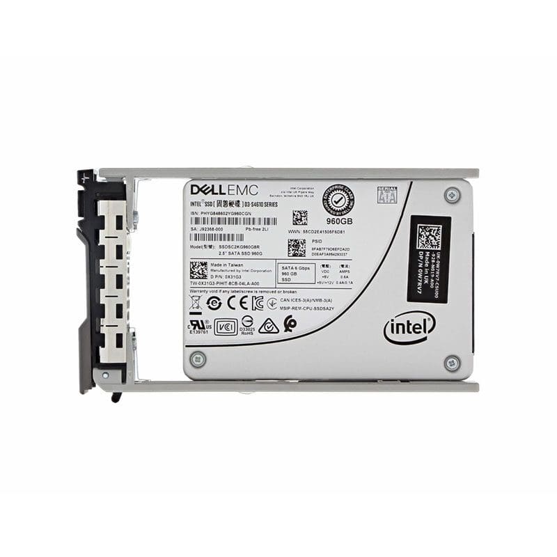 Dell 960GB 6G 2.5INCH MLC MU SATA (0DD4G0-RFB) thumbnail