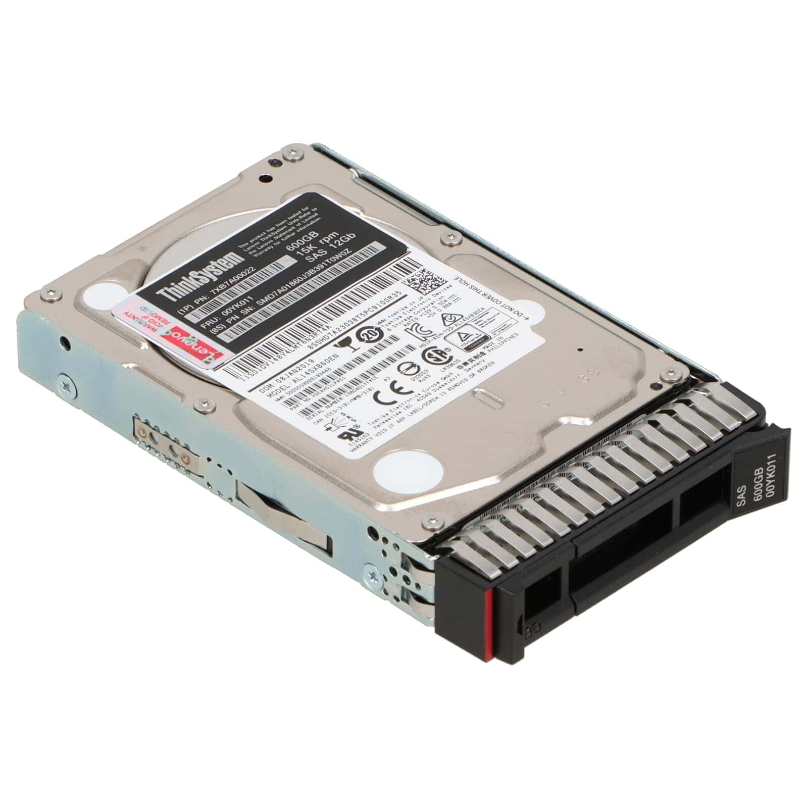 Lenovo 600GB 15K SAS 12Gb/s Hot Swap (SH20L55132) (SH20L55132) thumbnail