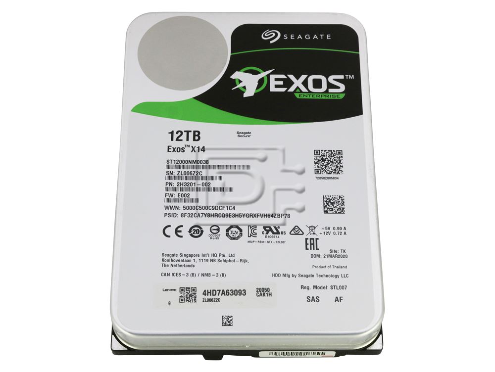 Acer HDD Exos X14 3.5 7200RPM 12Gb/s SAS 512E/4Kn (SC.HDD11.01Y) thumbnail