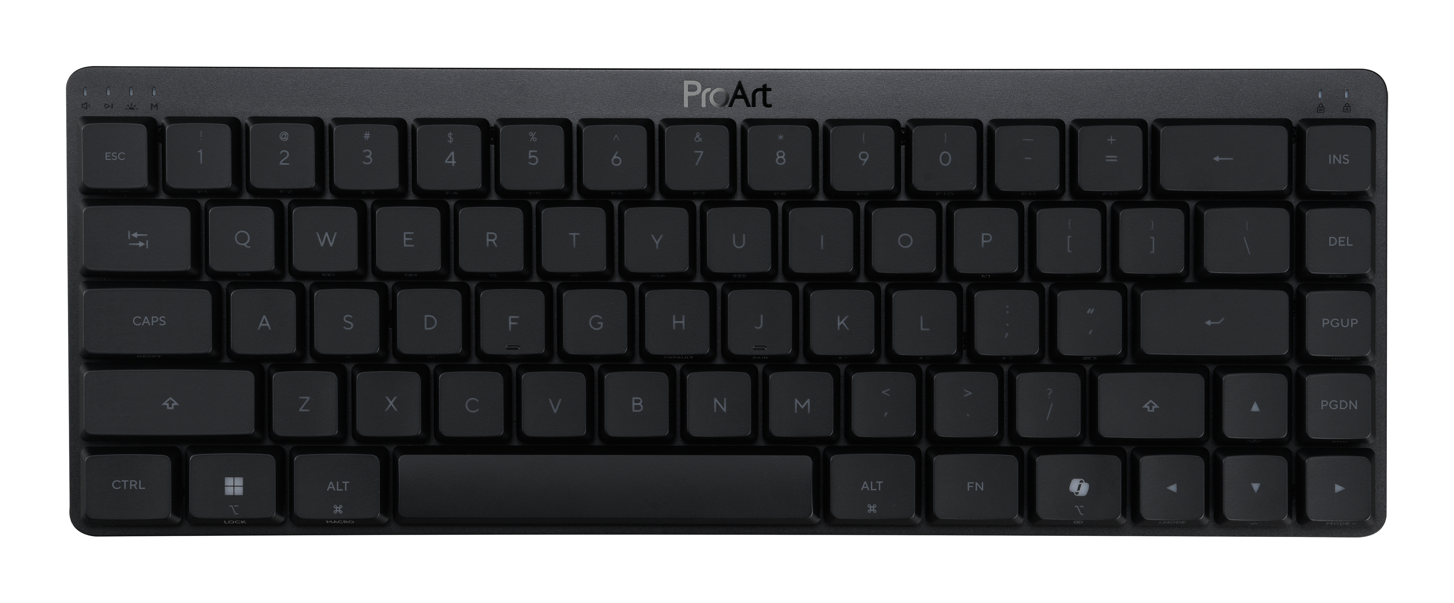 ASUS ProArt Keyboard KD300 toetsenbord Thuis/Werk USB + RF Wireless + Bluetooth Zwart (90XB0AN0-MKB020) thumbnail