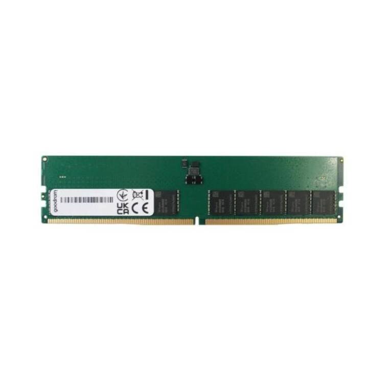 GOODRAM 32GB 1x32GB 5600MHz CDR5 ECC UDIMM CRx8 CL46 1.1V Server Memory (W-MEM5600E5D832G) thumbnail