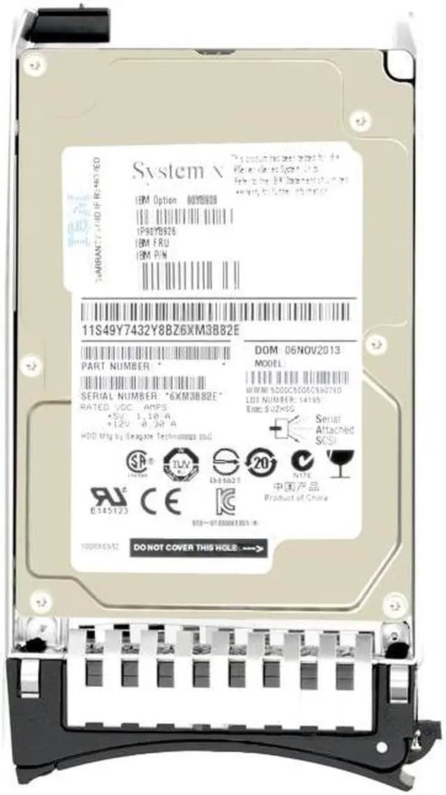 Lenovo 1TB 7.2K 6Gbps NL SATA 2.5in SFF HS HDD (81Y9731) thumbnail