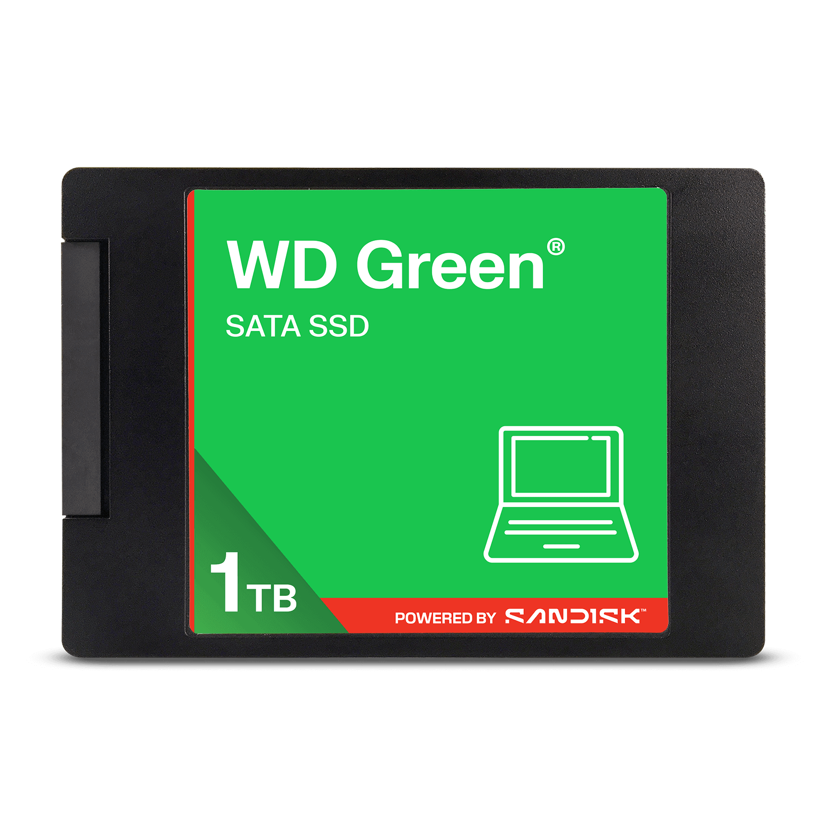 Sandisk WD Green SATA SSD 2.5 Inches/7 Mm POWERED by SANDISK 500 GB (WDS500G5G0A00CPT0C) thumbnail