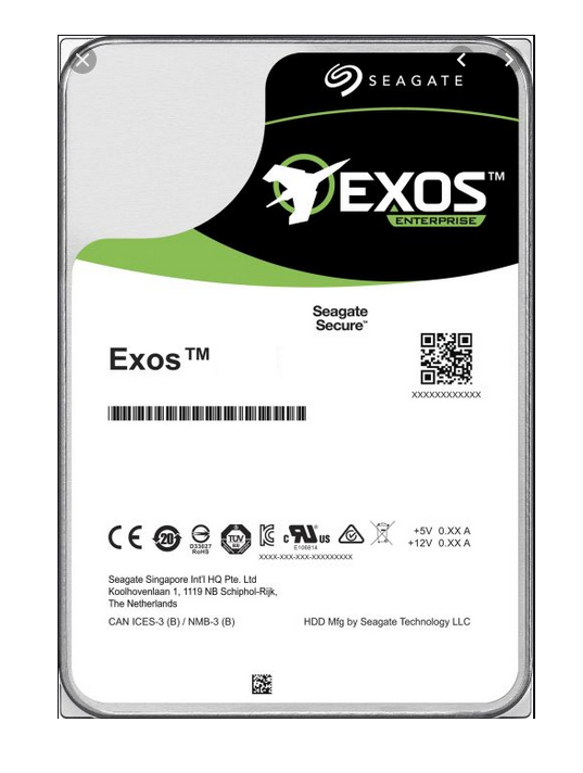 Seagate Exos X16 interne harde schijf 14 TB 7200 RPM 256 MB 3.5" SAS (ST14000NM002G) thumbnail