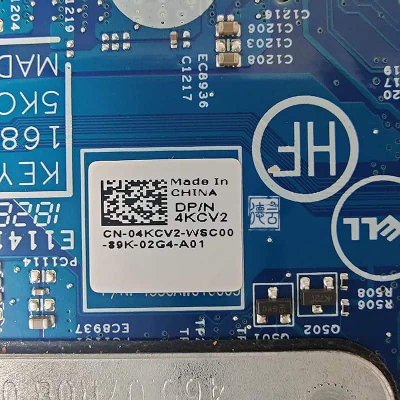 Dell Motherboard for Latitude 13 (4KCV2) thumbnail