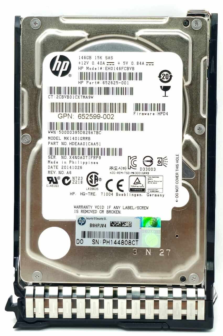 HP 146GB 15K RPM 3.5-inch SAS (546135-002) thumbnail