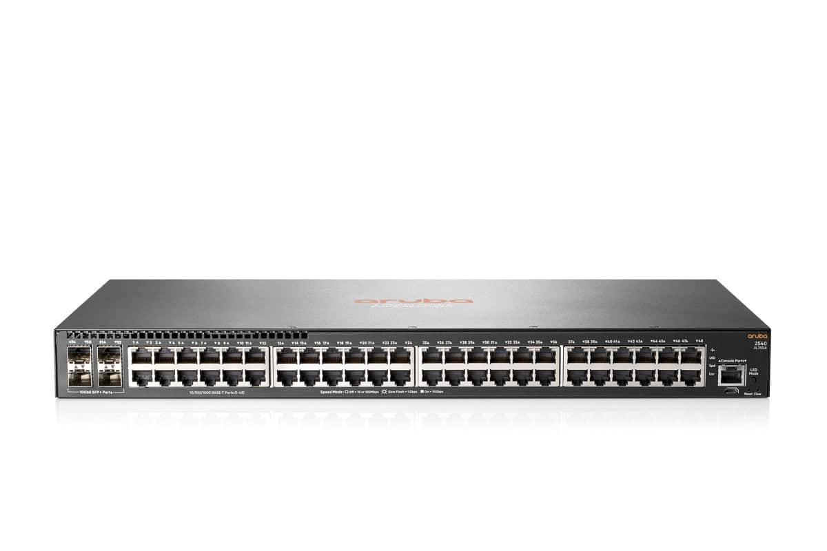 HPE Aruba 2540 48G 4SFP+ Switch Managed (JL355A#ABB) thumbnail