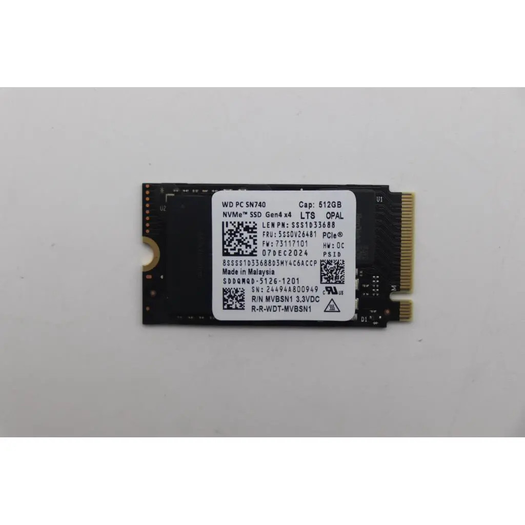 Lenovo SSD 1TB M.2 2280 PCIe4x4 NVMe OPAL (5SS0V26428N) (5SS0V26428N) thumbnail