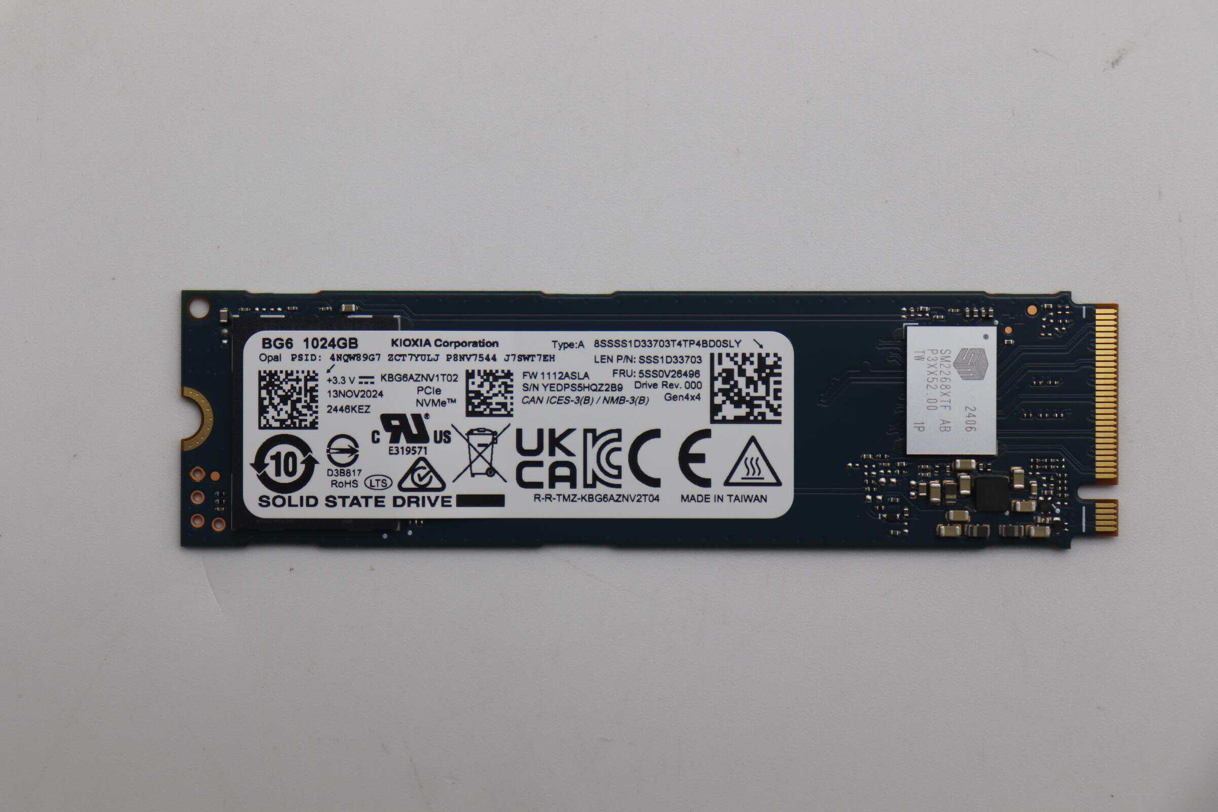 Lenovo SSD 1TB M.2 2280 PCIe4x4 WD OP (5SS0V26466) (5SS0V26466) thumbnail