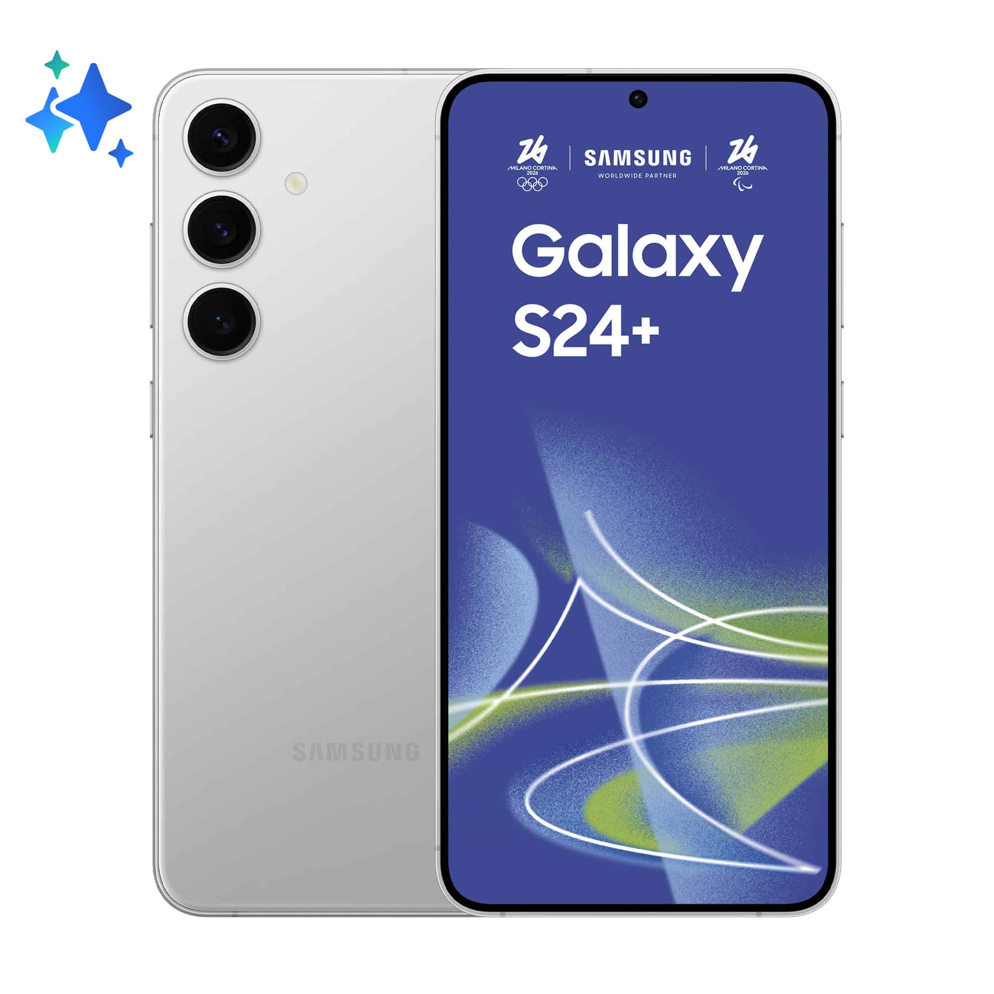 Samsung Galaxy S24+ 17 cm (6.7") Dual SIM 5G USB Type-C 12 GB 256 GB 4900 mAh Grijs, Marmerkleur (SM-S926BZADEUE) thumbnail
