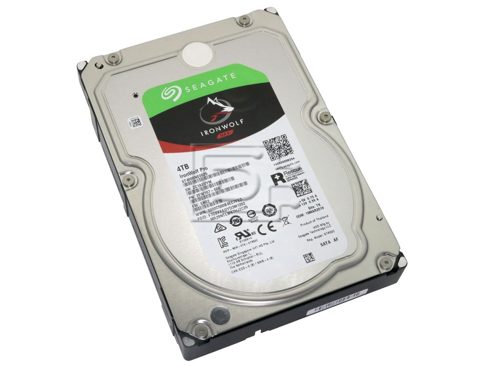 Seagate Ironwolf Pro ST4000NE001 4TB 7.2K RPM SATA 6Gb/s 512e NAS 3.5in Hard Drive (ST4000NE001) thumbnail