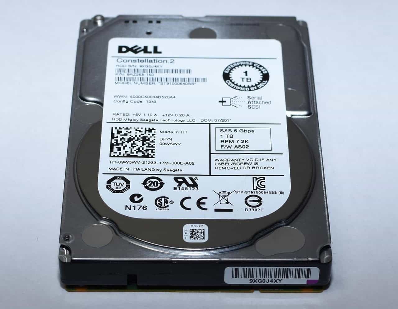 Dell G13 T55G2 3.84TB 1 DWPD SATA 6Gb/s 3D TLC 2.5in Recertified SSD (05TVXD_DELLG13_MR_9) thumbnail