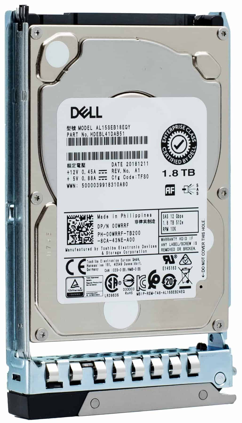 Dell G14 400-BDUO 1.92TB 3 DWPD SATA 6Gb/s Mixed-Use 3D TLC 2.5in Recertified Solid State Drive (0GKTF1_DELLG14_MR_40) thumbnail