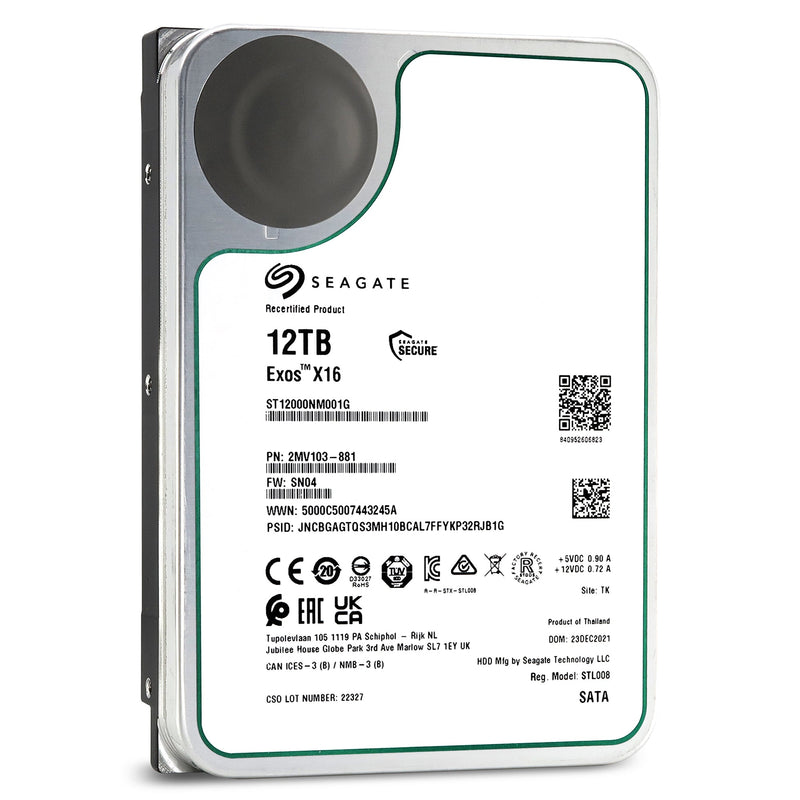 Dell G14 400-AWMV 12TB 7.2K RPM SATA 6Gb/s 512e 3.5in Hard Drive (0KTJTY_DELLG14_NB_11) thumbnail