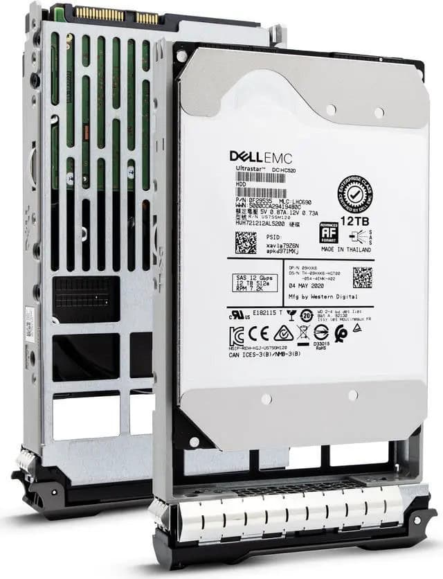 Dell G13 P05MG 12TB 7.2K RPM SAS 12Gb/s 512e 3.5in Hard Drive (0M1C0T_DELLG13_NB_5) thumbnail