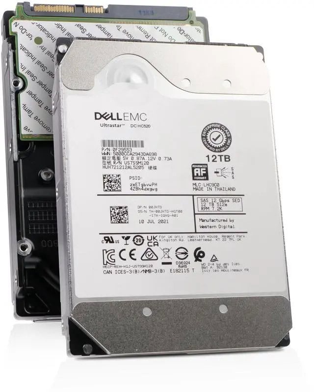 Dell G13 400-ANFV 8TB 7.2K RPM SAS 12Gb/s 512e 256MB 3.5in HDD (0M40TH_DELLG13_NB_46) thumbnail