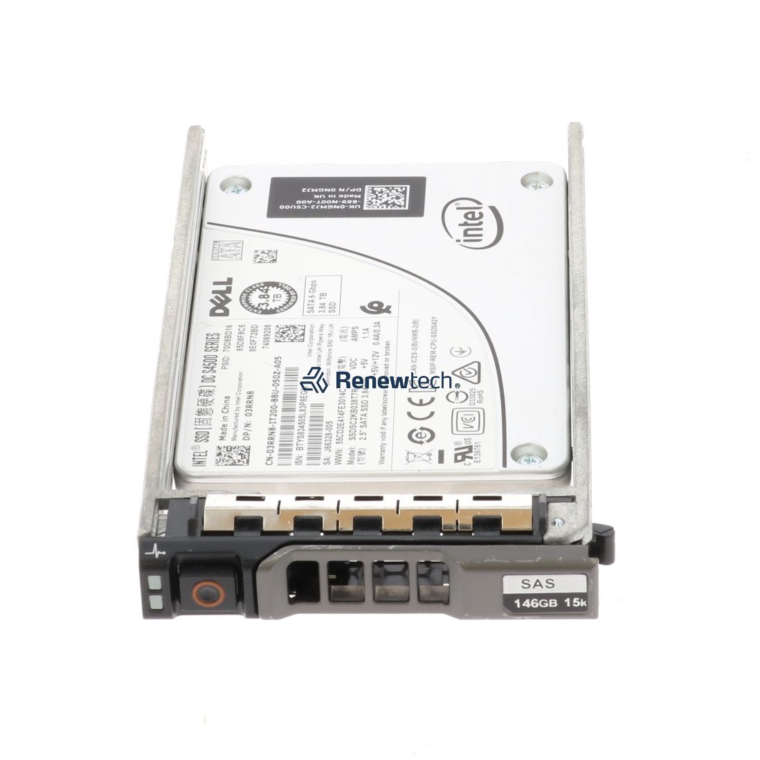 Dell G14 0JR1HP 3.84TB 1 DWPD SAS 12Gb/s Read Intensive 3D TLC 2.5in Recertified SSD (0N85XX_DELLG14_MR_3) thumbnail