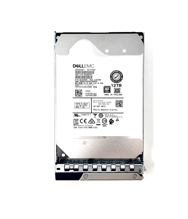 Dell G14 8VR77 12TB 7.2K RPM SATA 6Gb/s 512e 3.5in Hard Drive (0T2YHT_DELLG14_NB_3) thumbnail