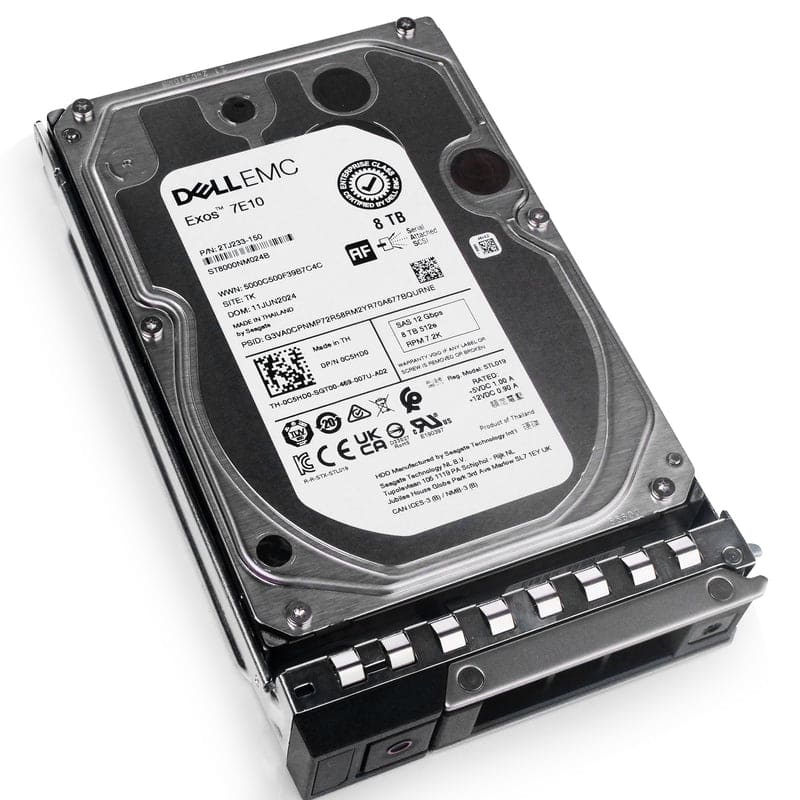 Dell G14 0VFP4M 8TB 7.2K RPM SAS 12Gb/s 512e 256MB 3.5in HDD (0VFP4M_DELLG14) thumbnail